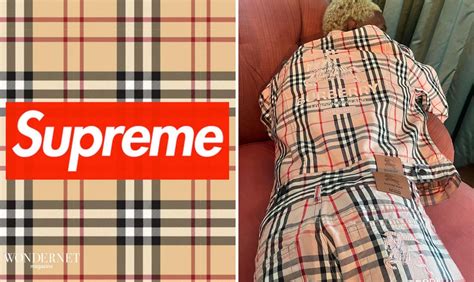 supreme burberry collab 2018|supreme and burberry collapse.